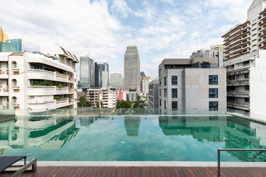 Stylish 1 Bedroom, Nice Pool,Bts Asok, Sukhumvit Bangkok Eksteriør bilde